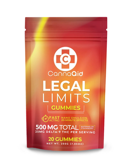 Buy Legal Limits Delta 9 THC Gummies Wholesale CannaAid