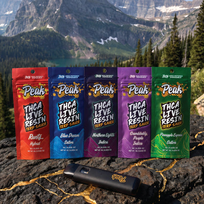 Buy Peak 1mL THCA Live Resin Terp Sauce Disposable - 1000mg (Bulk) Wholesale AH DIST