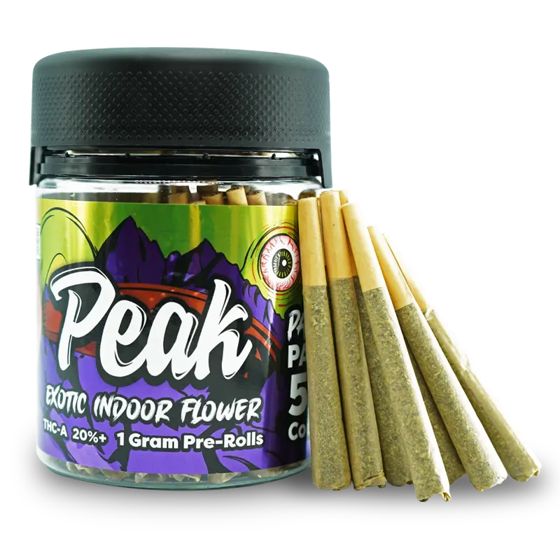 thca indoor flower party pack 50 ct pre rolls