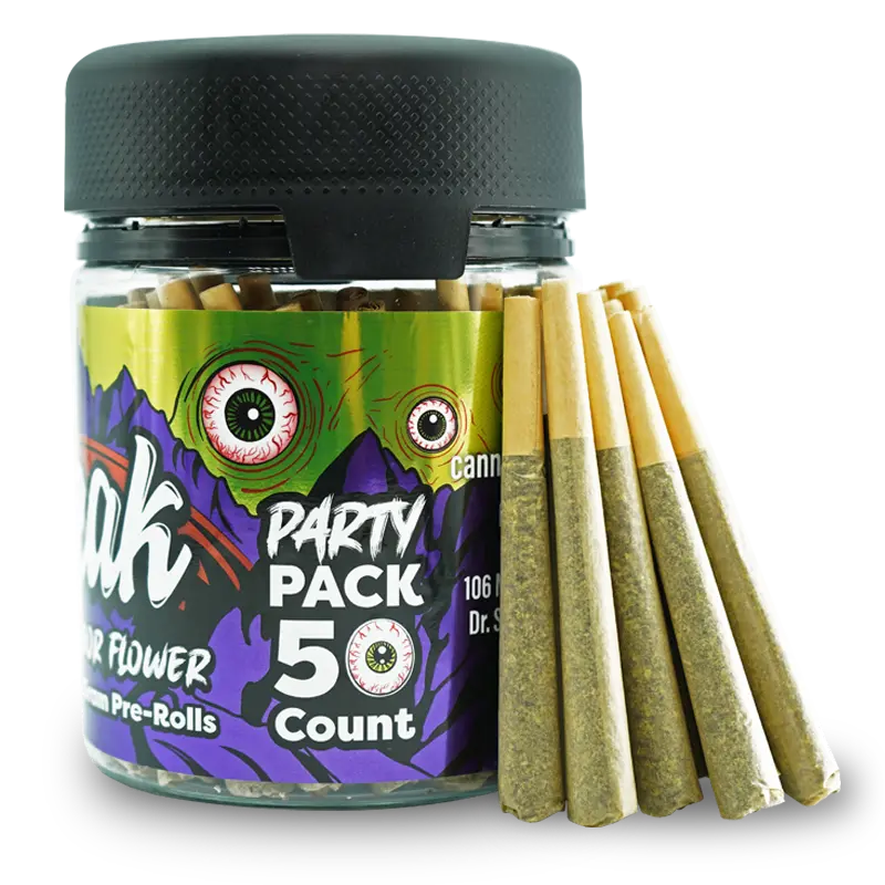 thca indoor flower party pack 50 ct pre rolls 2