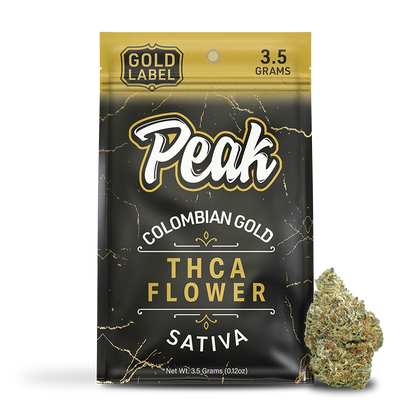 Buy Peak Gold Label THCA Flower - 3.5g (Bulk) Wholesale AH DIST