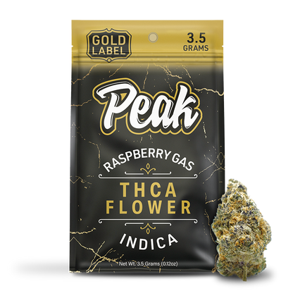 Buy Peak Gold Label THCA Flower - 3.5g (Bulk) Wholesale AH DIST
