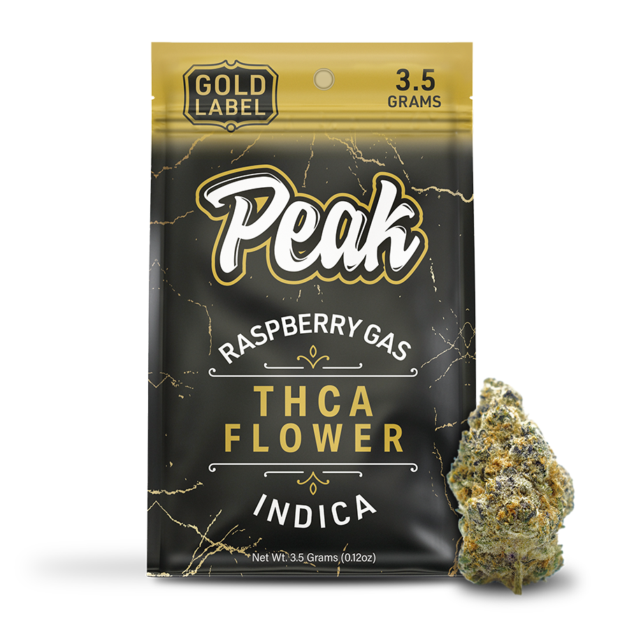 Buy Peak Gold Label THCA Flower - 3.5g (Bulk) Wholesale AH DIST