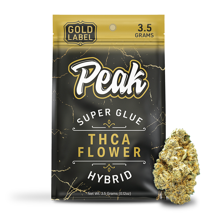 Buy Peak Gold Label THCA Flower - 3.5g (Bulk) Wholesale AH DIST