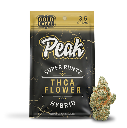 Buy Peak Gold Label THCA Flower - 3.5g (Bulk) Wholesale AH DIST