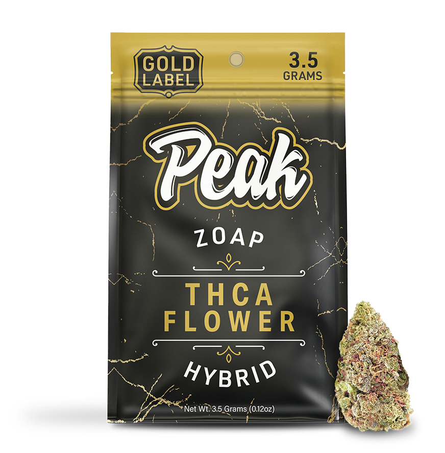 Buy Peak Gold Label THCA Flower - 3.5g (Bulk) Wholesale AH DIST
