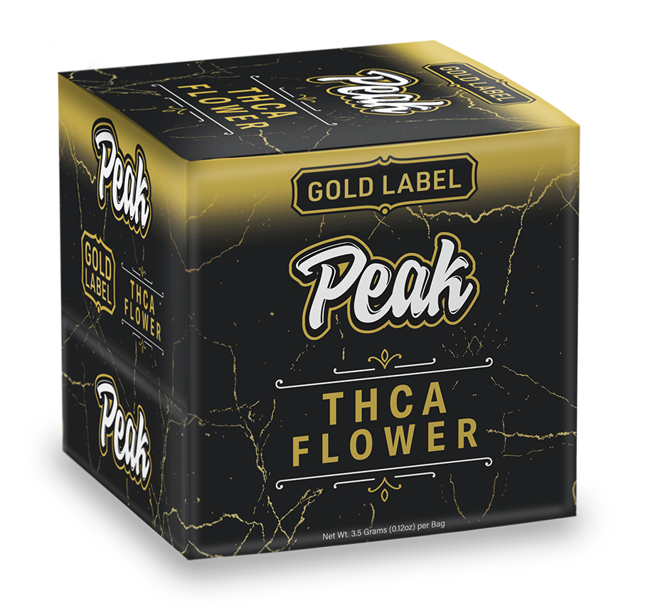 Buy Peak Gold Label THCA Flower - 3.5g (Bulk) Wholesale AH DIST