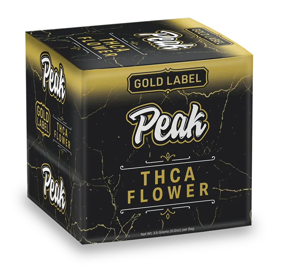 Buy Peak Gold Label THCA Flower - 3.5g (Bulk) Wholesale AH DIST