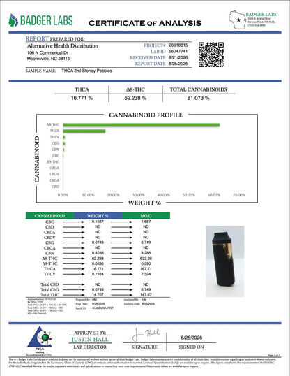 Buy Peak High Potency 2ML THCA+THCP+HHC Disposable Vape (Bulk) Wholesale AH DIST
