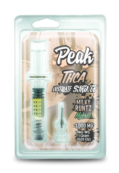 Buy Peak - THCA 1 Gram Distillate Syringe - Milky Runtz Wholesale AH DIST