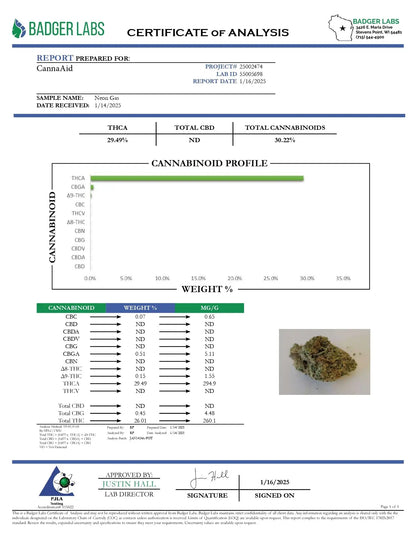 Buy Peak THCA Flower 3.5 Gram Jars x6 POP Box Display Indica Wholesale AH DIST