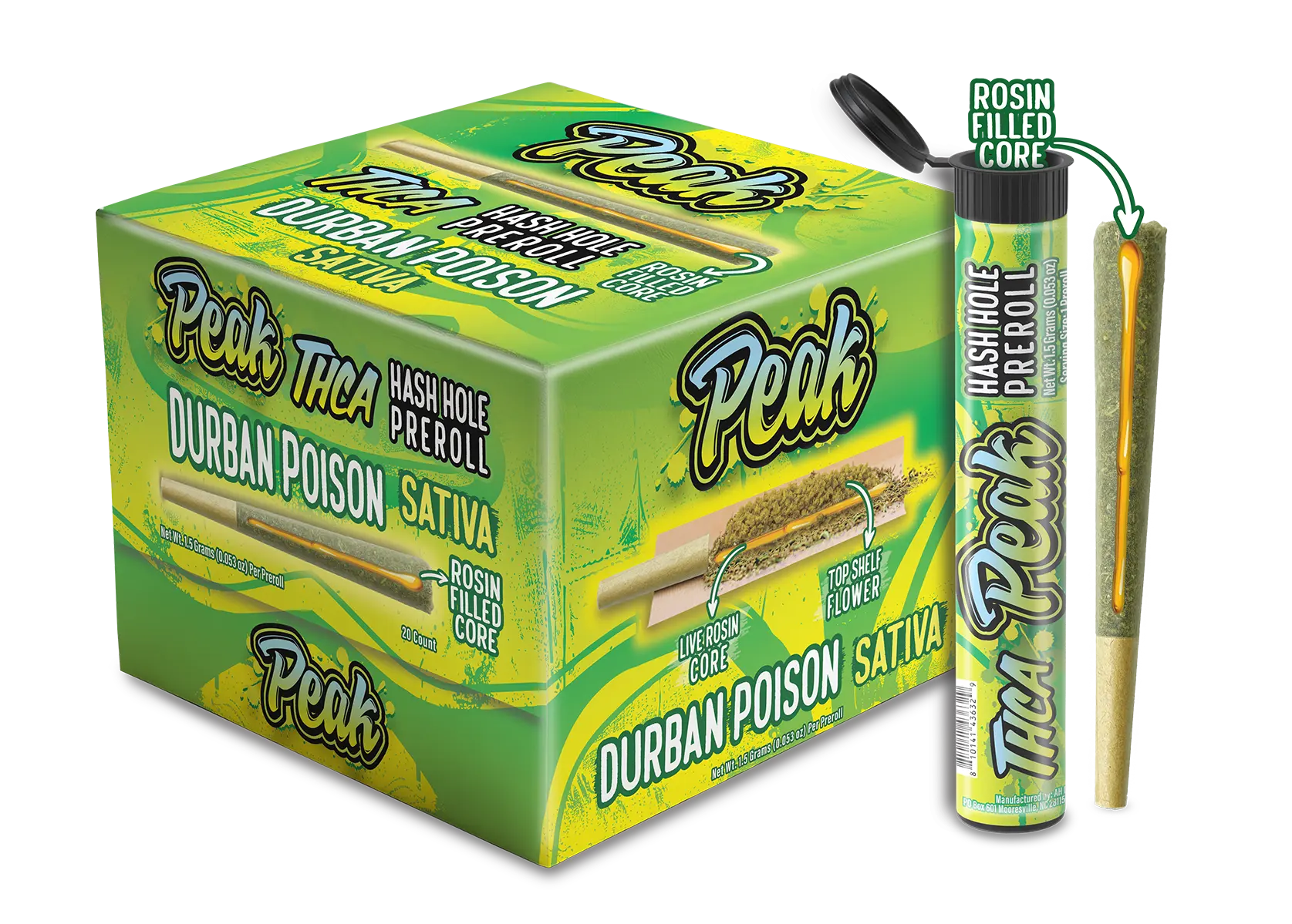 Buy Peak THCA Hash Holes - 1.5g - 20ct (Bulk) Wholesale Peak