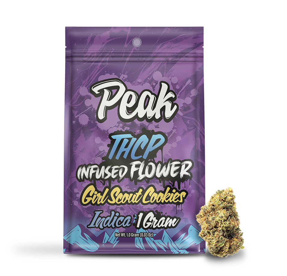 Buy Peak THCP Infused 1G Flower Bags - 30ct (Bulk) Wholesale AH DIST