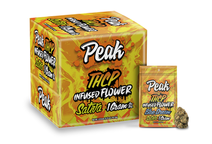 Buy Peak THCP Infused 1G Flower Bags - 30ct (Bulk) Wholesale AH DIST