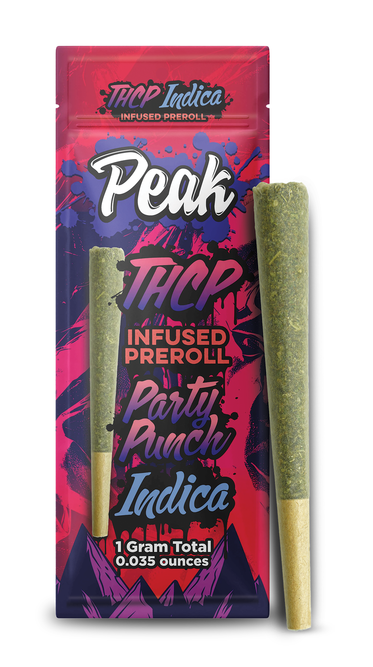 THCP Infused Indica Party Punch Pre-roll x10