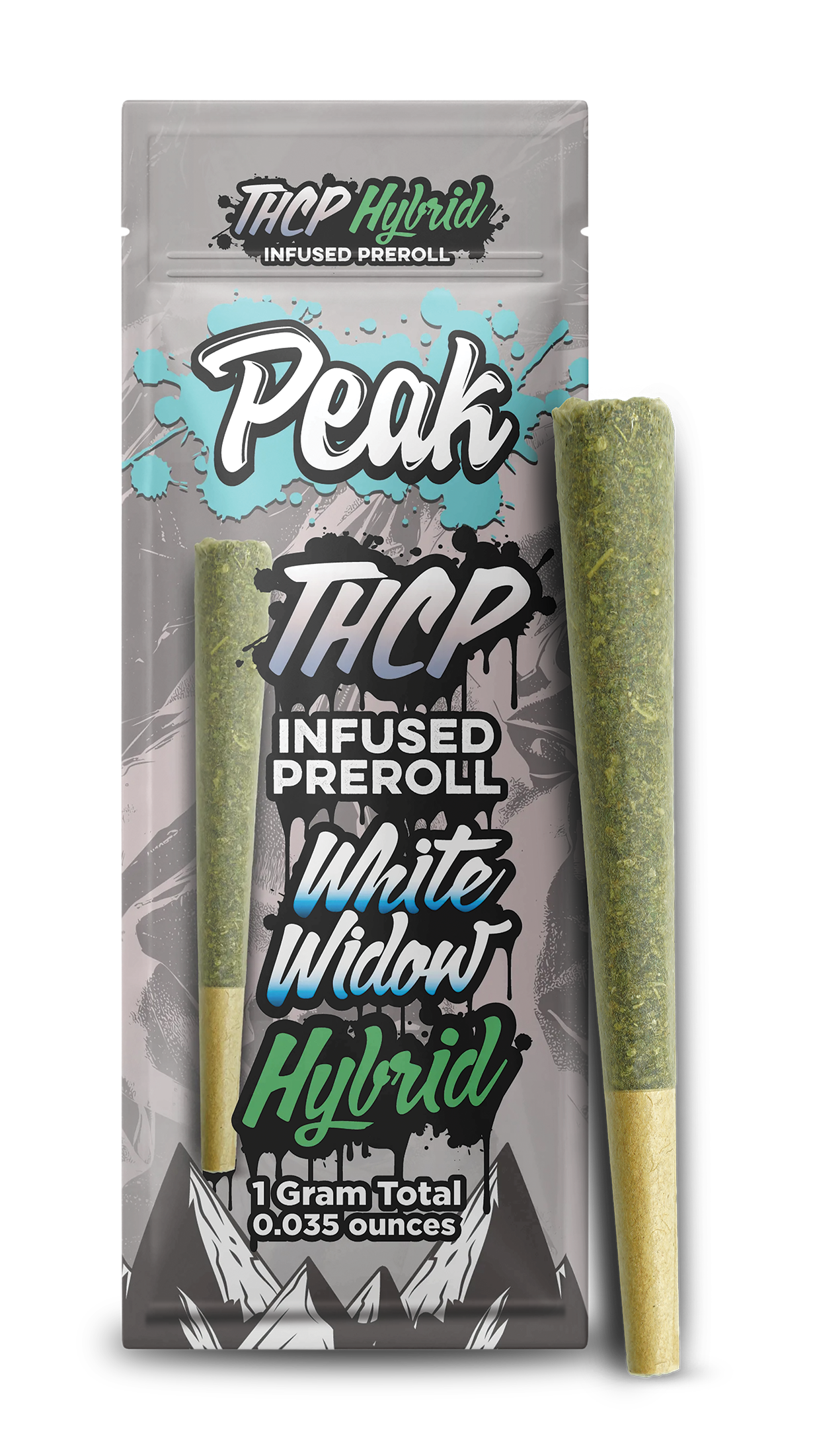 THCP Infused Hybrid White Widow Pre-roll x10