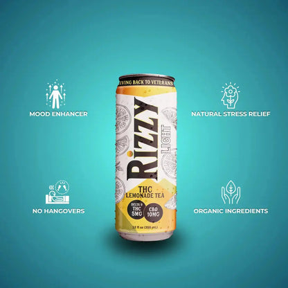 RIZZY THC Lemonade Tea CannaAid