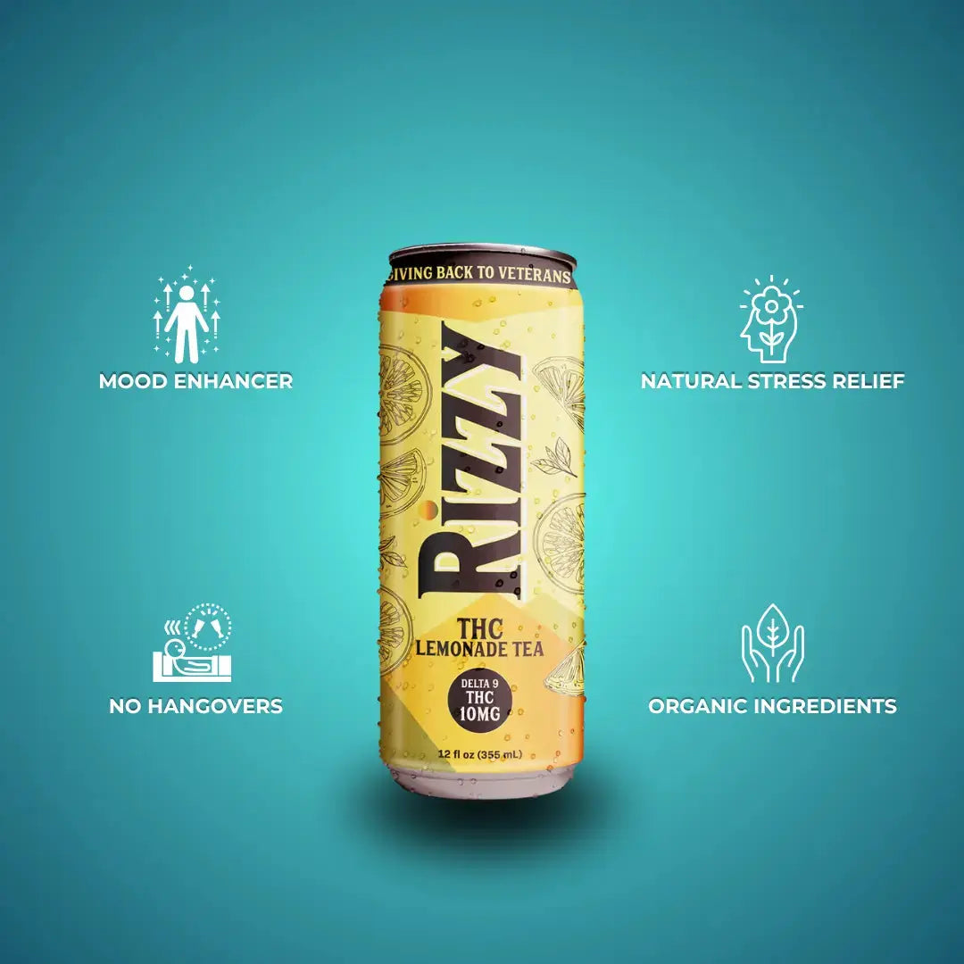 RIZZY THC Lemonade Tea CannaAid