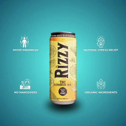 RIZZY THC Lemonade Tea CannaAid