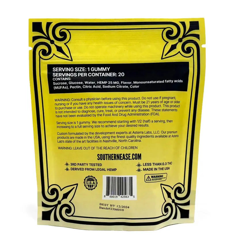 Buy Southern Ease CBD Gummies - 25mg 20ct Wholesale Southern Ease