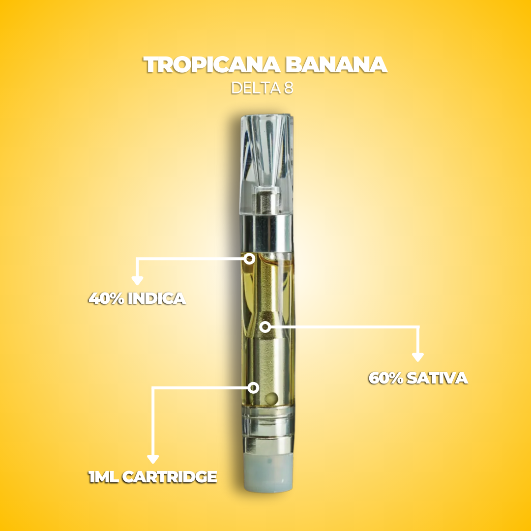 Delta 8 Tropicana Banana Vape Cartridge