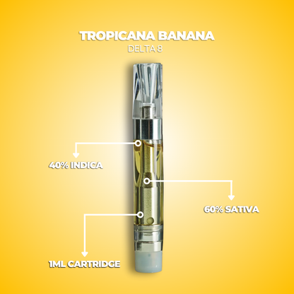 Delta 8 Tropicana Banana Vape Cartridge