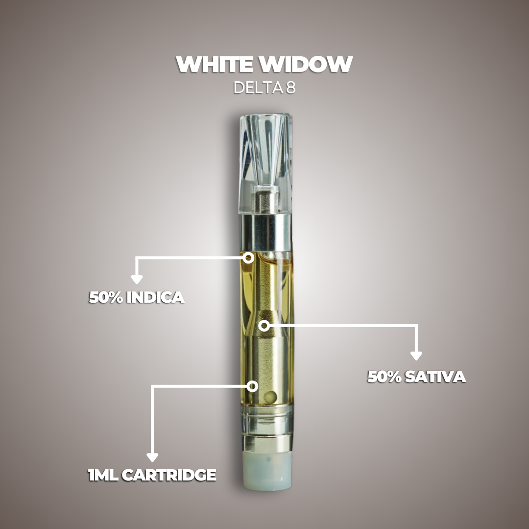 Delta 8 WHITE WIDOW Vape Cartridge