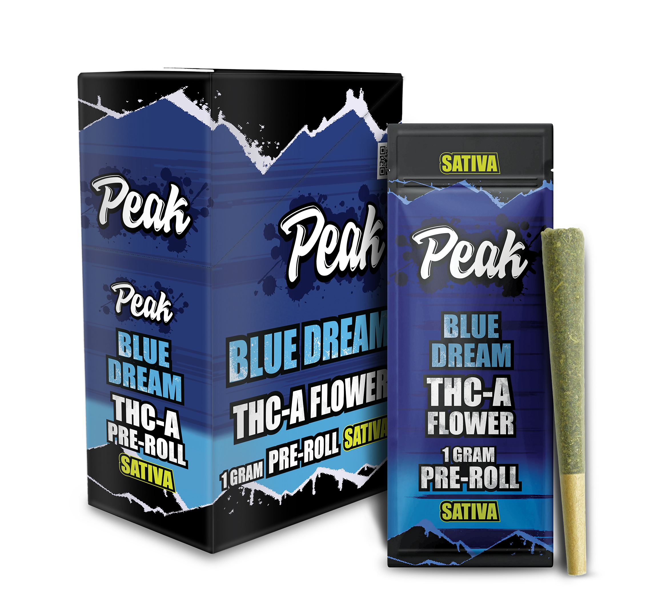 Peak THCA Flower Pre-rolls 1CT x10 Blue Dream