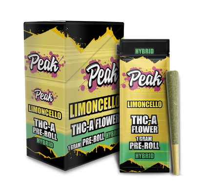 Peak THCA Flower Pre-rolls 1CT x10  Limoncello Hybrid