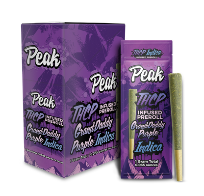 THCP Infused Indica GrandDaddy Purple Pre-roll x10